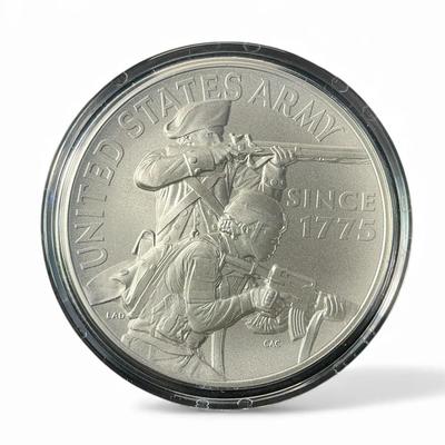 Armed Forces Silver Medal Program U.S Army 2.5 Troy Oz Silver Medallion (CVO903)