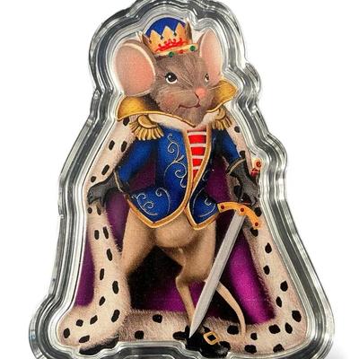 The Nutcracker “The Mouse King” 1 Oz .999 Silver Limited Edition Shaped Coin (CVO962)
