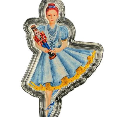 The Nutcracker “Clara” .999 Fine Silver 1 Oz Ornament (CVO952)