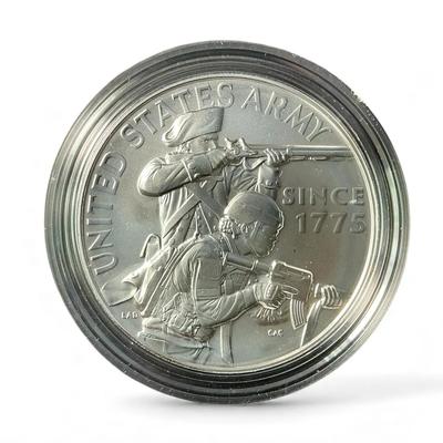 Armed Forces Silver Medals Program U.S Army 1 Troy Oz .999 Silver Medallion (CVO930)
