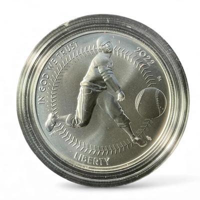 2022-P Negro Leagues Baseball .999 Silver Dollar (CVO970)