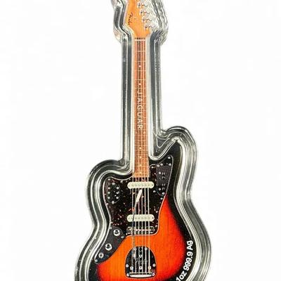 2024 Solomon Island $2 Fender Jaguar Guitar 1 Oz .999 Silver (CVO971)