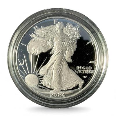 Proof 2024-W American Silver Eagle (CVO909)