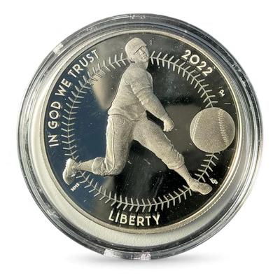 2022-P Negro Leagues Baseball Proof Silver Dollar (CVO968)