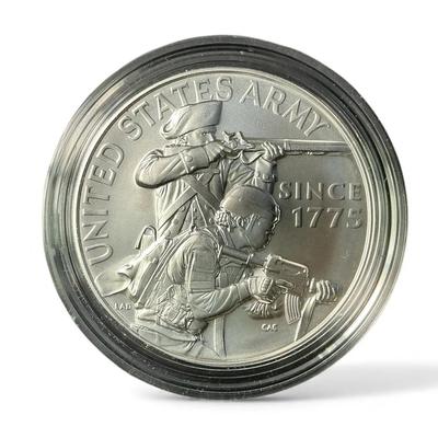 Armed Forces Silver Medals Program U.S Army 1 Troy Oz .999 Silver Medallion (CVO908)