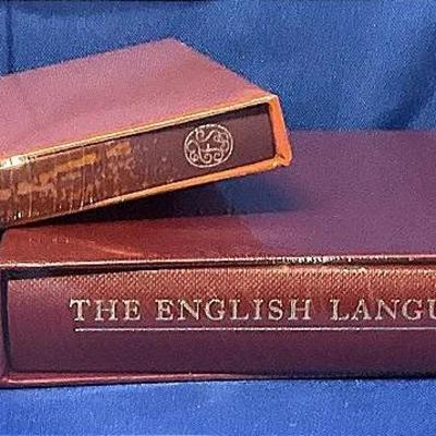 Folio Society The English Language & A Is For Ox SEALED