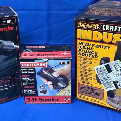 Craftsman Sanders And Plunge Router