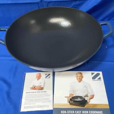 Zakarian Cast Iron Wok Pot