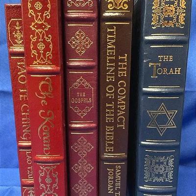 Abrahamic Religious Books incl. Easton Press & Tao Te Ching