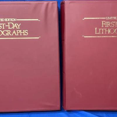 Limited Edition First Day Stamps Lithographs (2) Books