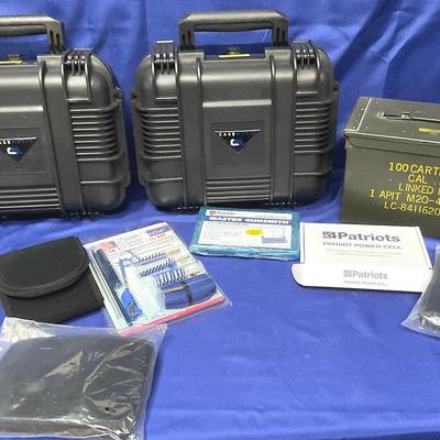 Gun Cases, Belts, Amo Box, Cleaning Kit And More