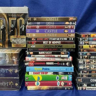 DVDs & Blu-Rays incl. Harry Potter, Family Guy, Castle, JAG