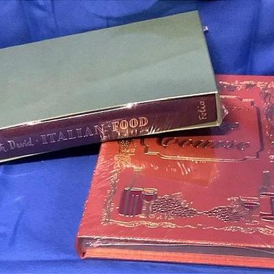 Easton Press Wine Course & Folio Society Italian Food SEALED