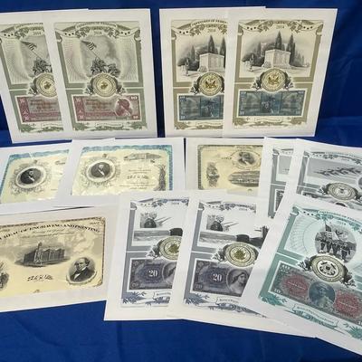 Bureau of Engraving and Printing Prints