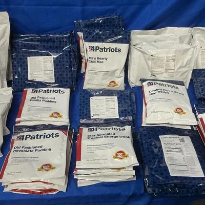 Food 4 Patriots Emergency Rations with Bin (CVO77)