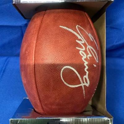 Eli Manning New York Giants NFL Signed Super Bowl Game Football