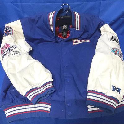 NFL NY New York Giants Superbowl Jacket 4XL