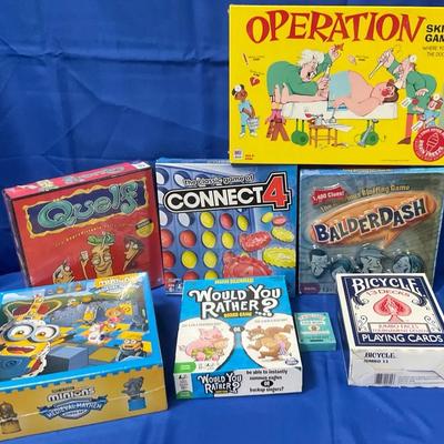 Games Galore - Operation, Cards, Connect 4 And More