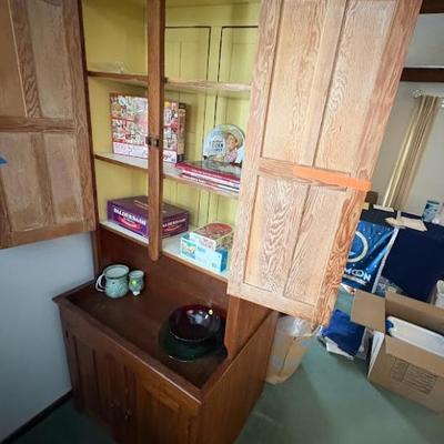 Hoosier cabinet - two-sided