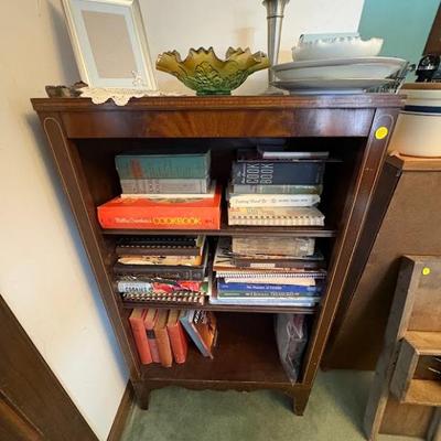  an antique or vintage mahogany display cabinet or bookcase