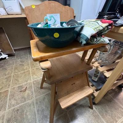 Vintage high chair