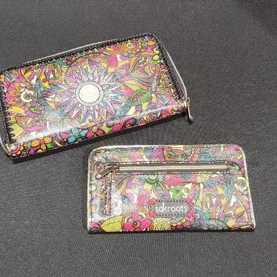 (2) Multi Colored Sakroots Wallets 