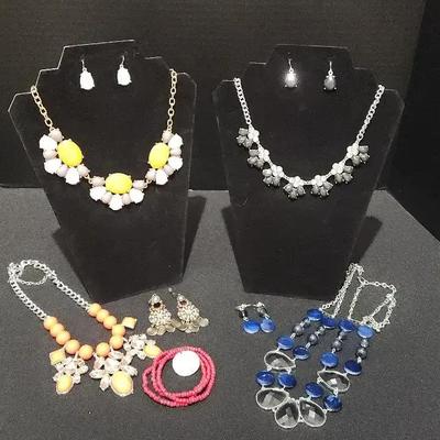 Vibrant Colors Collection And Statement Jewelry - Charming Charlie - Earrings & Bracelet