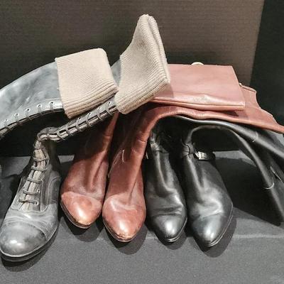 (3) Tall Boots Shoes - Banana Republic, Cole Haan - Size 6.5 & 7