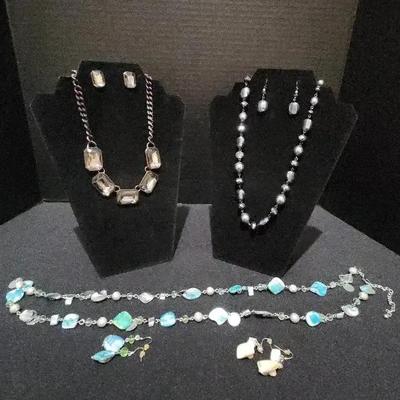 "Ocean Air" By Lia Sophia And J. Crew Statement Jewelry Necklaces