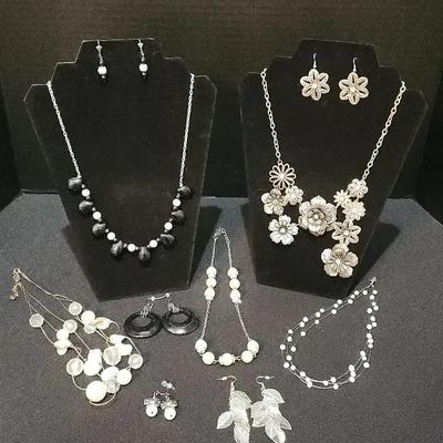 Floral, Pearl, And Beaded Designs - Statement Jewelry Necklaces & Earrings