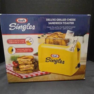 NEW! Kraft Singles Deluxe Grilled Cheese Sandwich Toaster - Branded