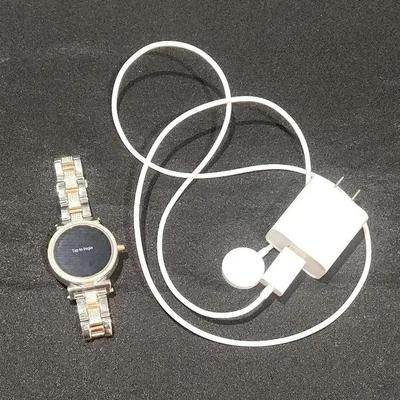 Beautiful Silver & Gold Tone Michael Kors Smart Watch - Factory Reset