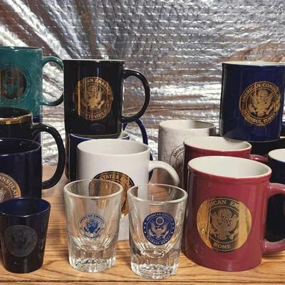United States Embassy Mugs And Shot Glasses