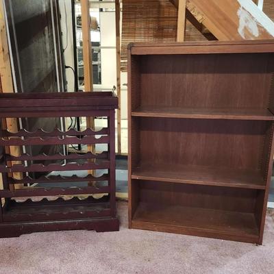 Wine Rack And Shelf