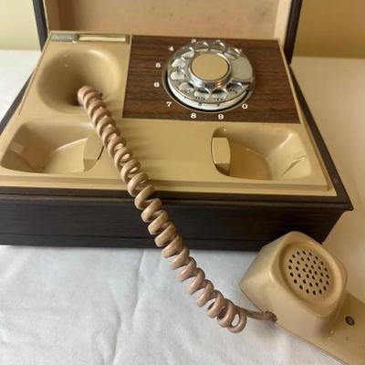 Deco-Tel Executive Box Telephone With Incolay Stone Top