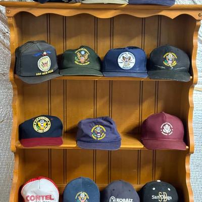 Vintage Employee & Souvenir Caps Lot