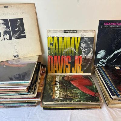 Vintage Jazz And Sammy Davis Jr Vinyls 