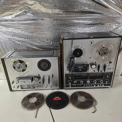 Two Akai Reel-to-Reel Audio Units.  Do NOT power on. 