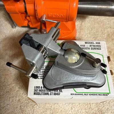 PONY Bench Vise And Vacu Vise Lot