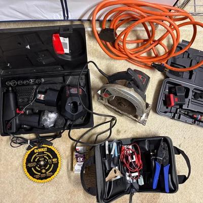 Power Tools and Accessories Lot