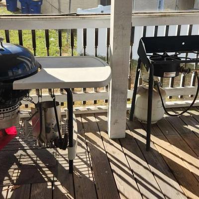 Weber Grill And Camp Chef Stove