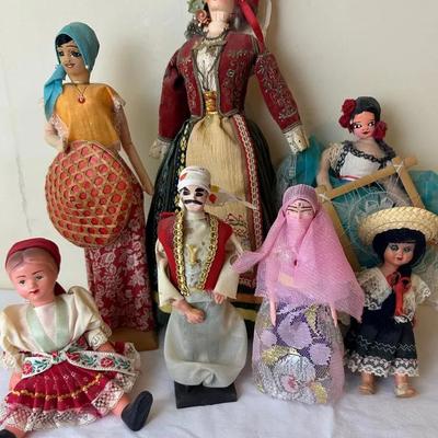 Vintage Souvenir Dolls