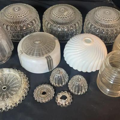 Art Deco Glass Ceiling Light Covers