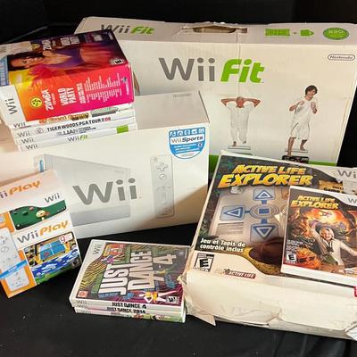 Rare Wii Bundle with Console, Games, Balance Board & Accessories