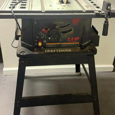 Craftsman 2.5 HP 10" Direct Drive Table Saw