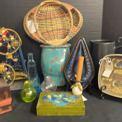 Pottery from Denmark, Metal Ferris Wheel Model & Glass Décor Collection