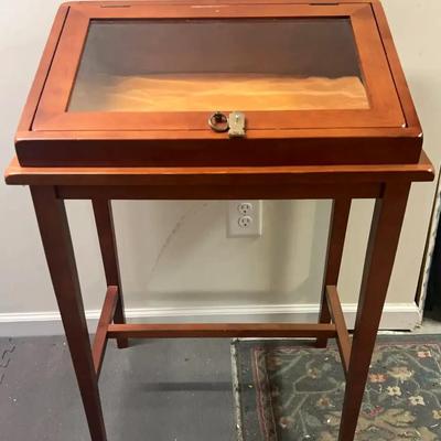 Slant-Top Exhibit Display Case