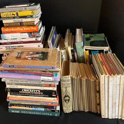 Varied Collection of Books on Cooking, Pets, Crafts, and Home Topics