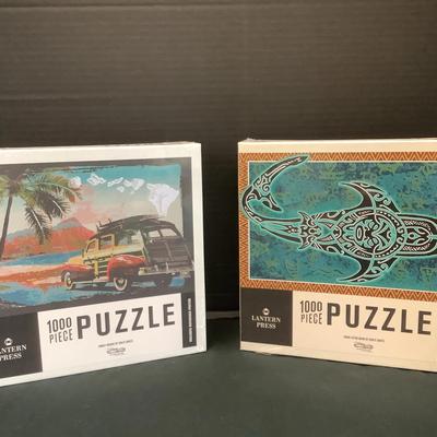 Pair Of Lantern Press Puzzles (1,000 PCs)