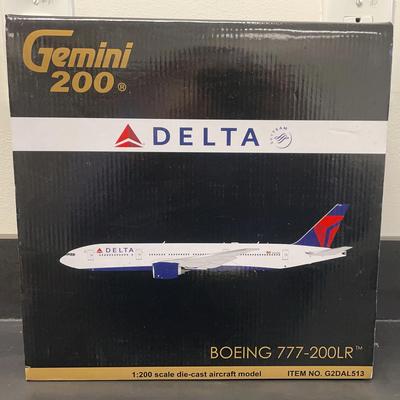 Gemini Delta Boeing 777-200LR Scale Die Cast Model Plane